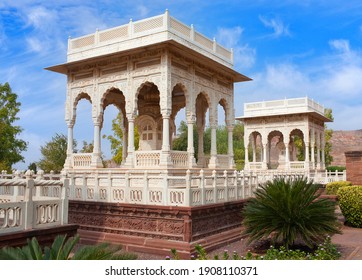 	
Ancient Jaswant Thada Cenotaphs, A Mausoleum For The Kings Of Marwar Dynasty In Jodhpur, Rajasthan, India.