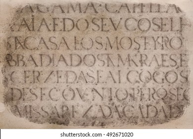 Ancient Latin Inscription