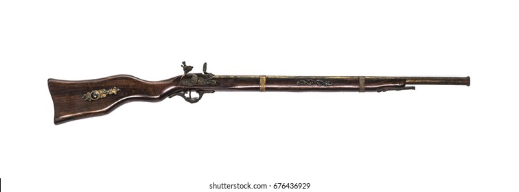 Ancient Long Flintlock,old Rifle