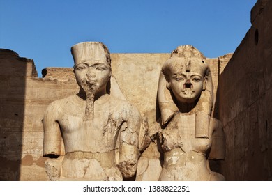Ancient Luxor temple in Luxor city, Egypt