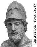 Ancient marble portrait bust of Pericles