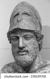 Ancient Marble Portrait Bust Of Pericles