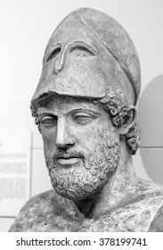 Ancient Marble Portrait Bust Of Pericles