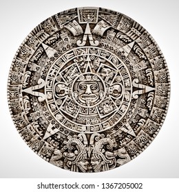 Ancient Mayan Calendar Glyphs