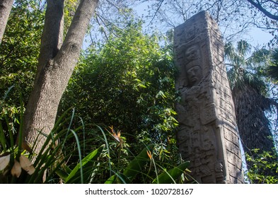 Ancient Mayan Stele