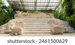 Ancient Mayan temple at the ancient Mayan archaeological site of El Mirador.