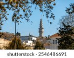 Ancient Medieval Fire Tower (Turkish: Yangın Kulesi) of Istanbul University. It located at the centre of Istanbul University Beyazit Central Campus. Beyazit Tower