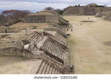 Ancient Mexican Ruins In The Oaxaca Region