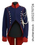 Ancient military coat of a Russian 18th century officer