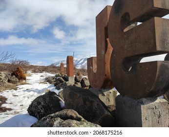 Ancient Monument Of Armenian Alphabet