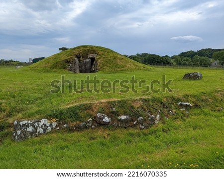 Ancient monument stone age tump