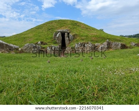 Ancient monument stone age tump