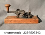 Ancient morse code telegraphy device