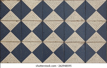 Ancient Mosaic Floor, Checkered Pattern