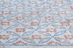 Ancient Mosaic Floor Regular Pattern From Laodicea Church With Geometric Design. Denizli, Turkey (Turkiye)