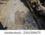  Ancient mosaic under the sun, damaged during the iconoclasm