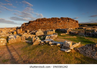 Ancient Neolithic Village Of Ring Of Brodgar Orkney