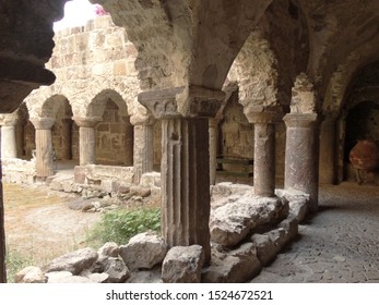 The Ancient Norman Cloister In Lipari