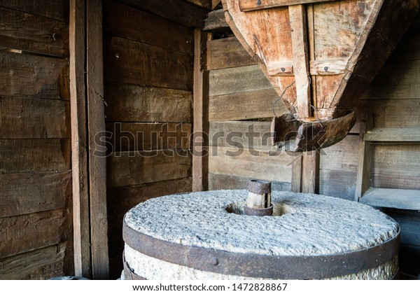 Ancient Old Stone Grain Mill Gristmill Stock Photo (Edit Now) 1472828867