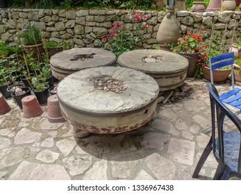 Ancient Olive Press Stones