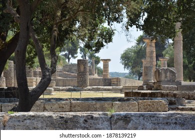 Ancient Olympia - temples and archaeological research, ruins of an ancient city, Olympia Olympia - Ancient City (Archia Olympia)