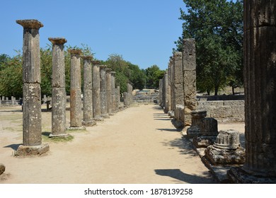 Ancient Olympia - temples and archaeological research, ruins of an ancient city, Olympia Olympia - Ancient City (Archia Olympia)