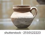 Ancient pottery clay jar utensil