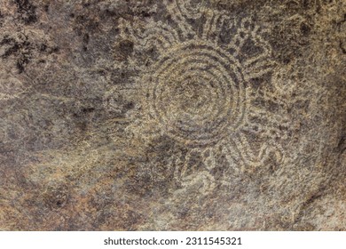Ancient rock paintings in Nyero, Uganda - Shutterstock ID 2311545321