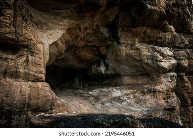 Ancient rock-cut cave of Badami, Karnataka,India.