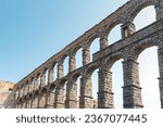Ancient Roman Aqueduct of Segovia (Spain)