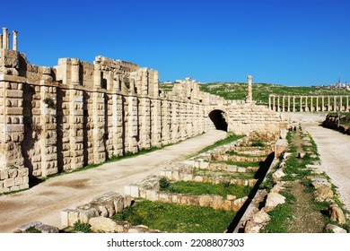 The Ancient Roman City Of Jerash