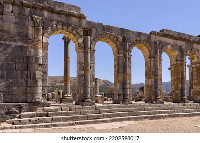 The Ancient Roman City Of Volubilis Nearby Meknes