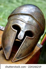 ancient Roman helmets of brave roman soldier