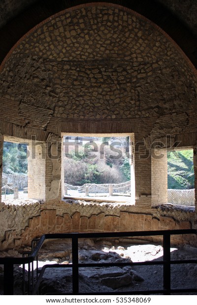 Ancient Roman House Vaulted Roof Pompeii Buildings