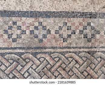 Ancient Roman Mosaic In Split, Croatia