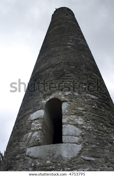 Ancient Round Tower Refuge Used By Stock Photo (Edit Now) 4753795