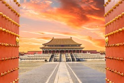 Starożytne Królewskie Pałace Zakazanego Miasta W Pekinie, Chiny