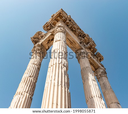Ancient Ruins of Pergamon Acropolis 