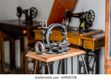 Ancient sewing machine