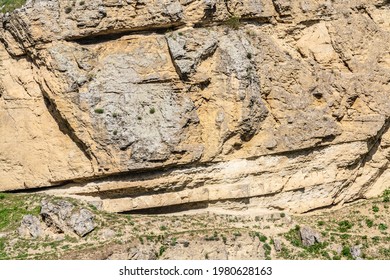 Ancient Sheer Rock Wall Background