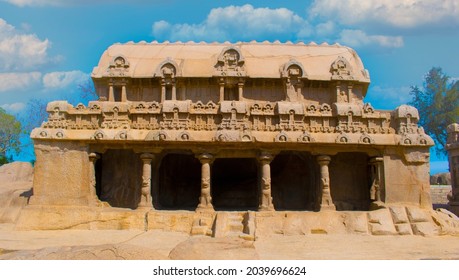 Ancient Shore Temple In Mahabalipuram