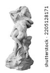 Ancient statue. The Abduction of Proserpina sculpture of Pierre Puget in the State Hermitage Museum. Masterpiece isolated photo with clipping path