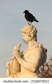 Ancient Statue With Surgery Mask 