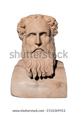 Ancient stoic philosopher Zeno of Citium (334-262 BC). 