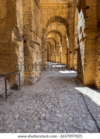 Ancient stone corridors with dramatic arched passageways showcasing Roman architectural mastery.