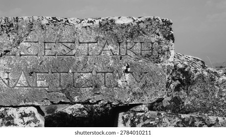 Ancient Stone Wall Texture Background