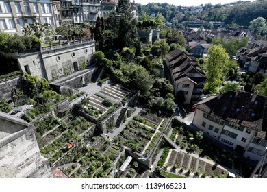 Ancient streets of Bern, Switzerland. 27-05-2016
