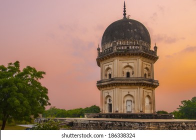 Ancient Structures Built By The Muslim Kings Of Hyderabad, India