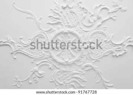 Ancient stucco ceiling - 18th century