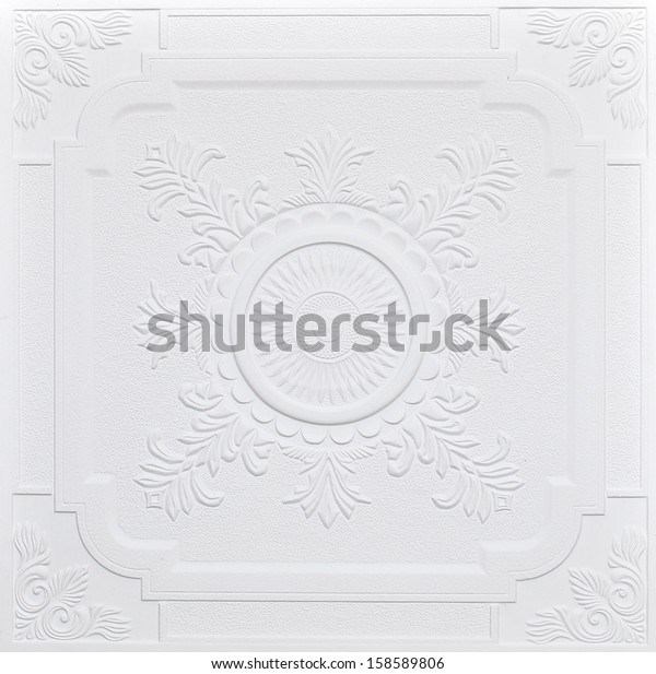 Ancient Stucco Ceiling Texture Stock Photo Edit Now 158589806